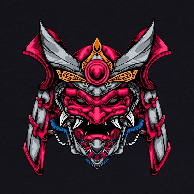 mecha samurai by Invectus Studio Store